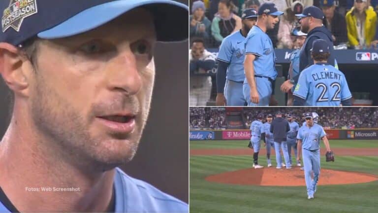 Uno de los momentos más memorables y que perdurarán en el tiempo fue la fantástica escena de Max Scherzer y su manager John Schneider.