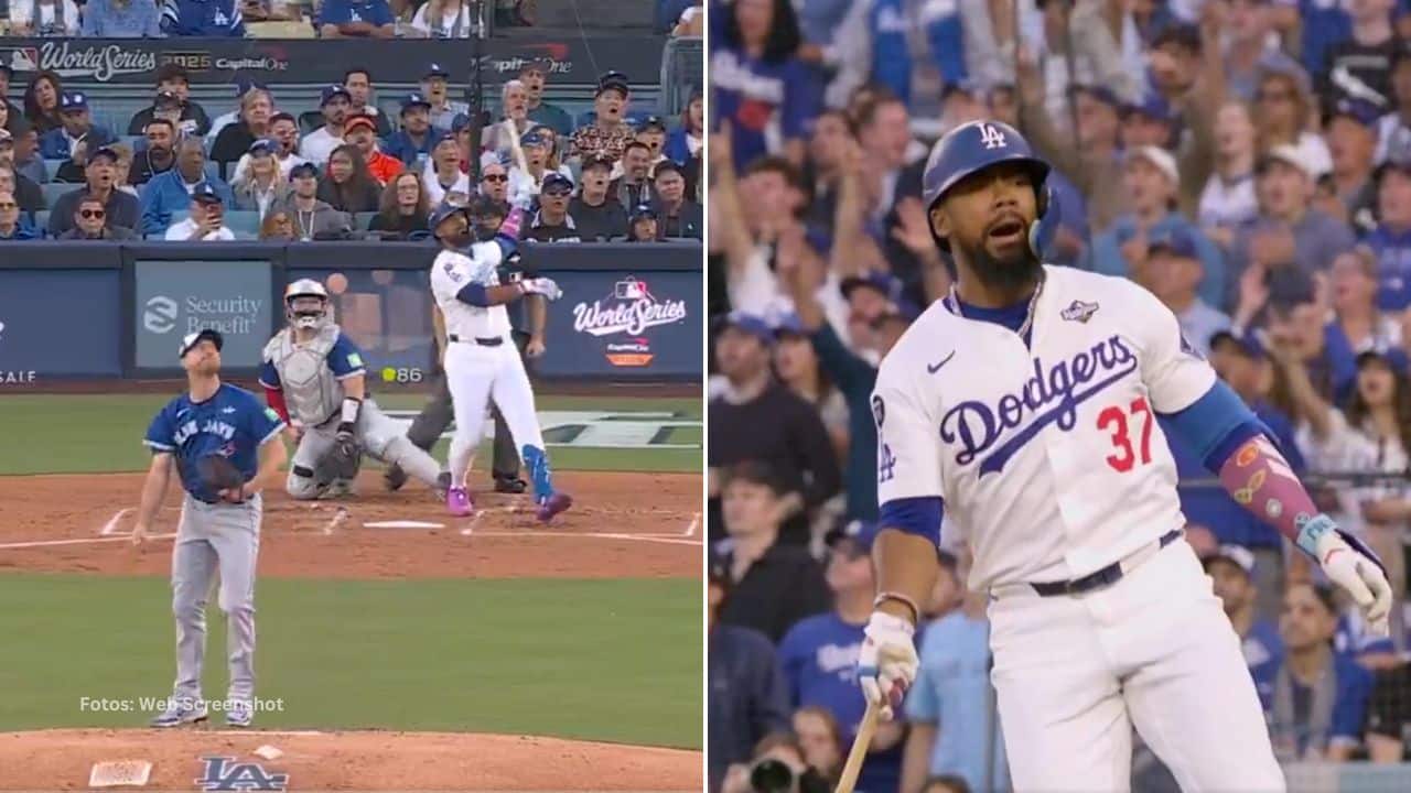 Teoscar Hernández abre pizarra en Dodger Stadium