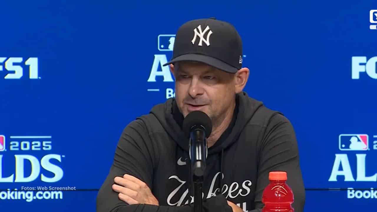 Aaron Boone reveló parte del plan de Yankees para la Serie Divisional.