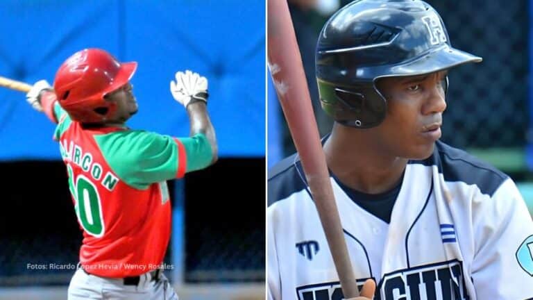 Yordanys Alarcón es uno de los tres bateadores que se mantiene por encima de .400 en la 64 Serie Nacional.