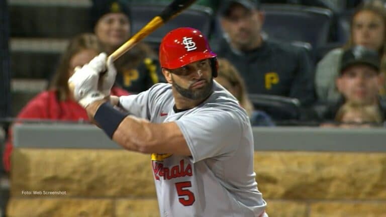 Albert Pujols es uno de cuatro peloteros que han conectado 700 o más cuadrangulares en la historia de las Grandes Ligas (703).