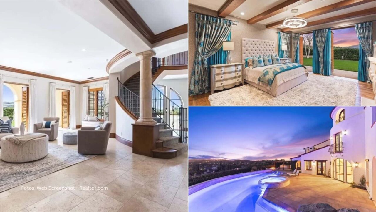 Mansión del pelotero dominicano Albert Pujols, interior