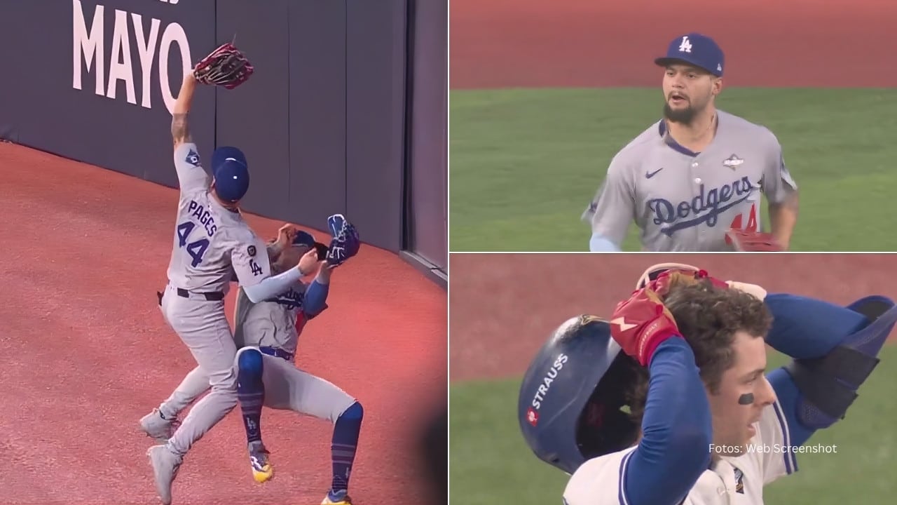 Andy Pages atrapada con Los Angeles Dodgers Juego 7 de Serie Mundial