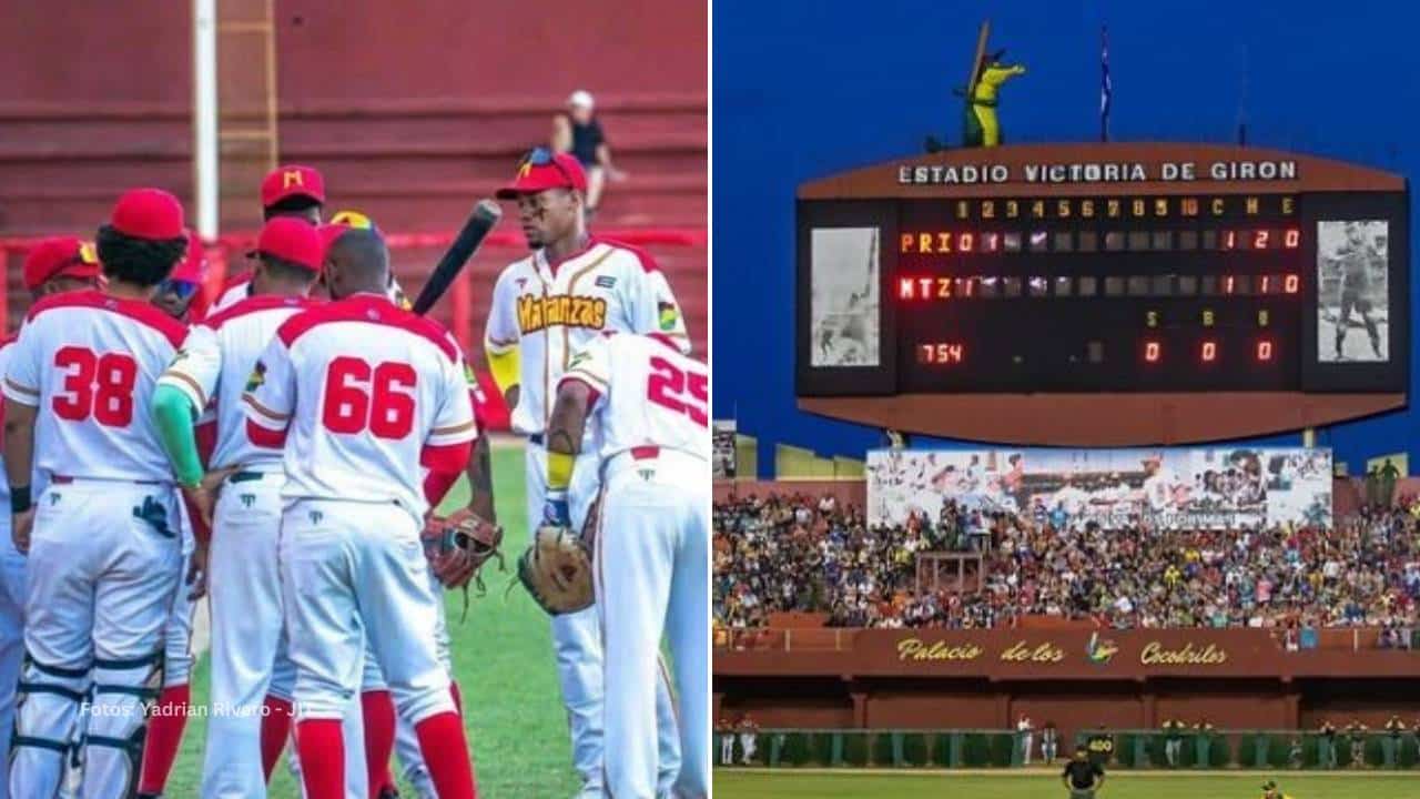 Robo en estadio de Matanzas suspende partido de Serie Nacional, peloteros pierden casi todo