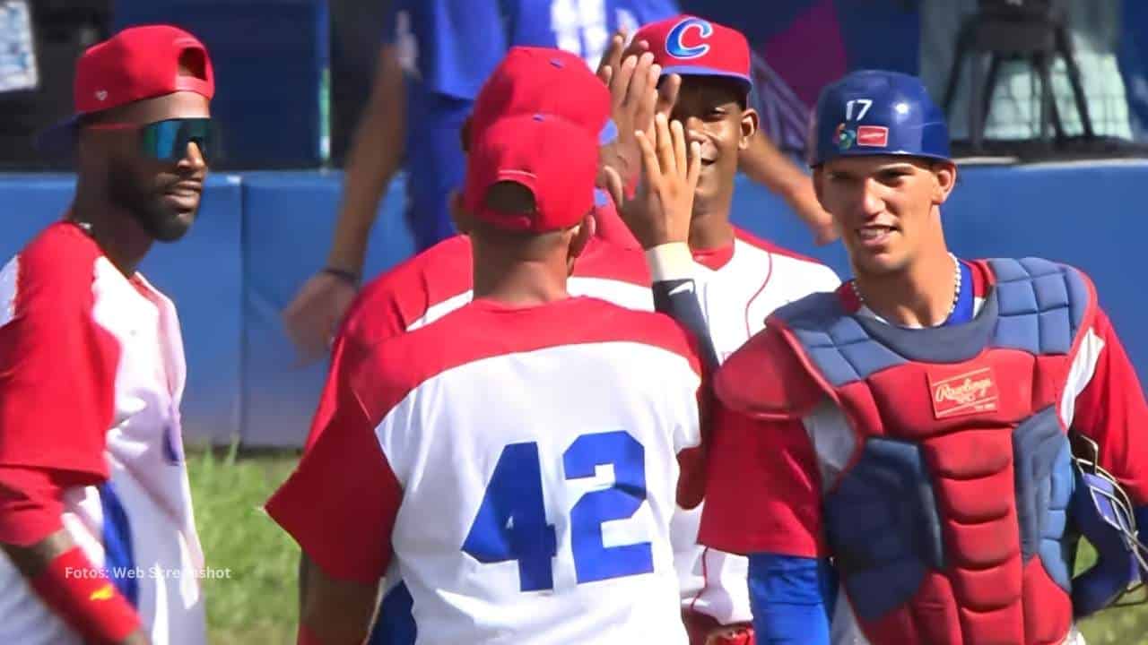 Jugadores de Equipo Cuba en los Juegos Centroamericanos
