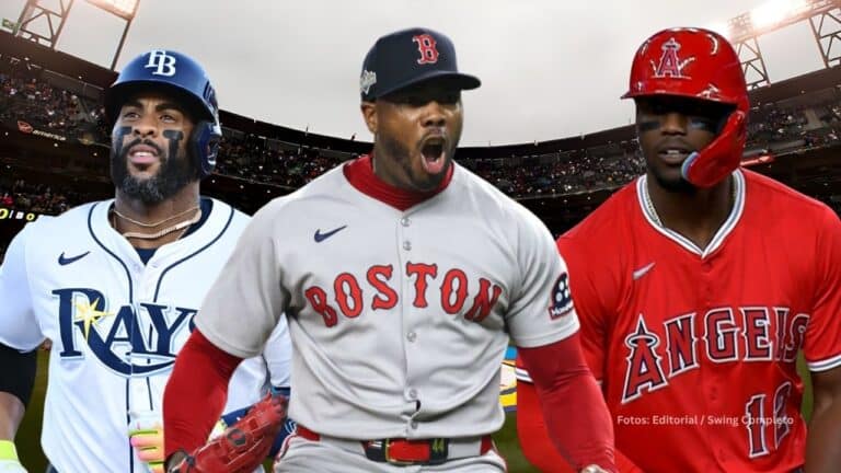 Yandy Diaz, Aroldis Chapman y Jorge Soler. Equipo Cuba