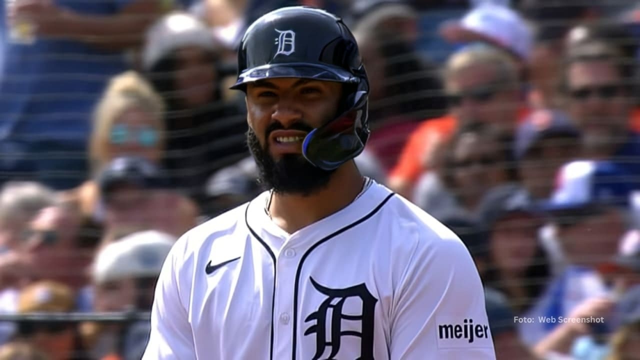 Gleyber Torres en un juego con Detroit Tigers
