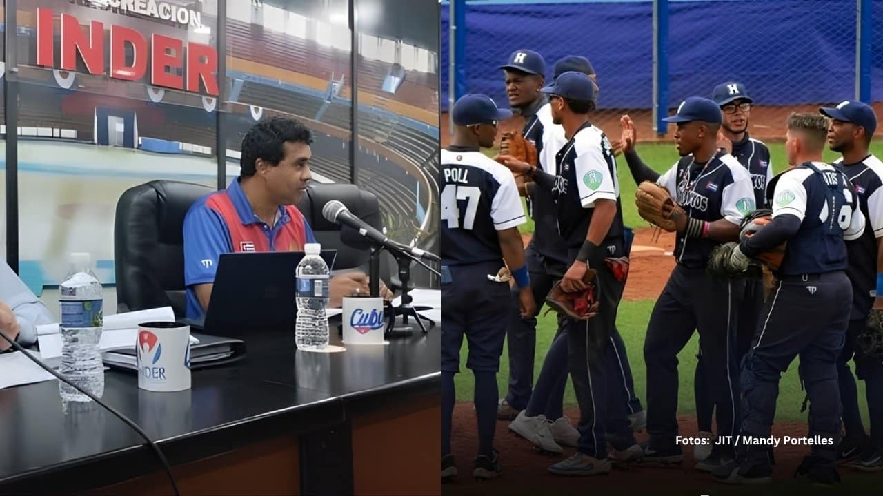 Directo del INDER y jugadores de Holguin en la Serie Nacional