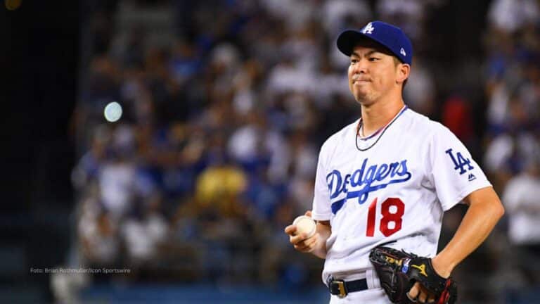 Kenta Maeda jugó con tres equipos en Grandes Ligas, dejando los mejores números con Los Angeles Dodgers.
