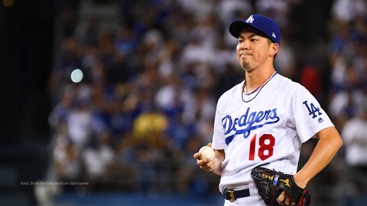 Kenta Maeda jugó con tres equipos en Grandes Ligas, dejando los mejores números con Los Angeles Dodgers.