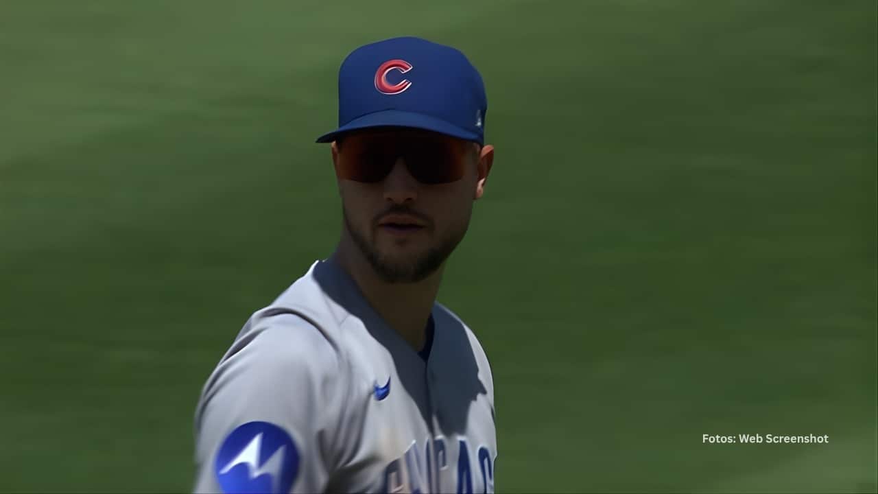 Kyle Tucker en un juego con Chicago Cubs