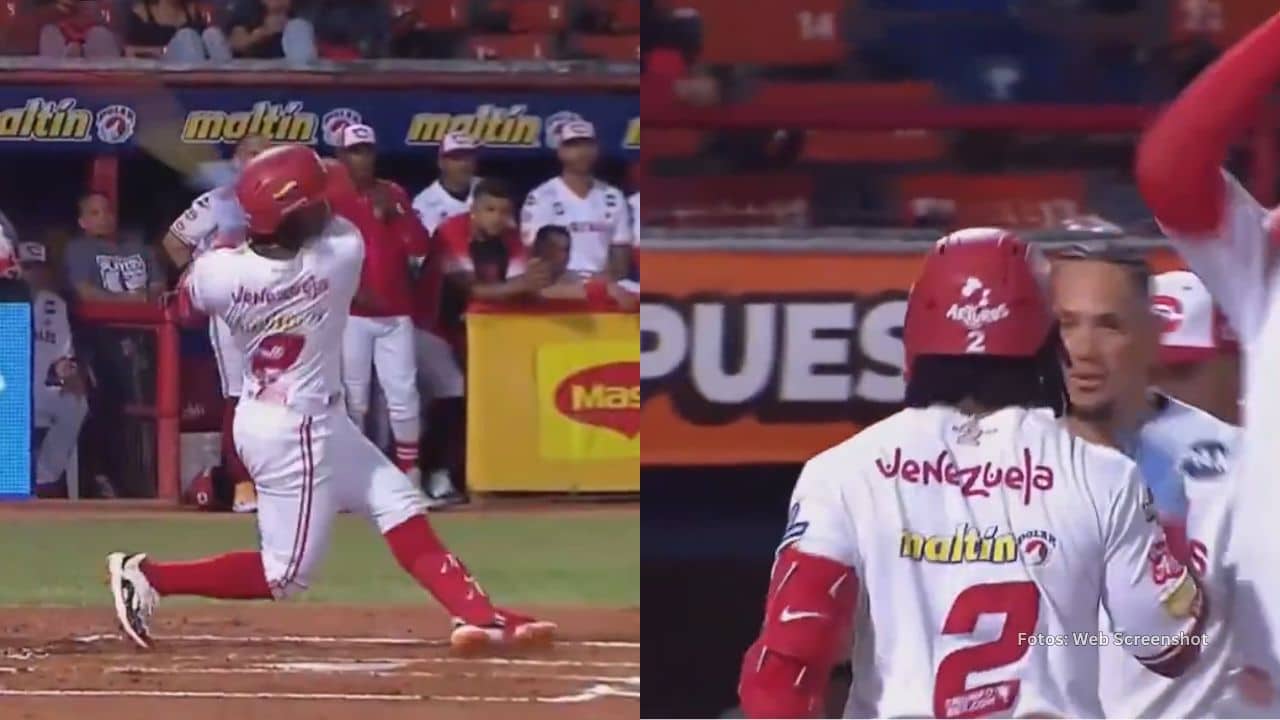 El pelotero venezolano está entre los tres mejores bateadores de Cardenales de Lara en lo que va de LVBP 2025-26.