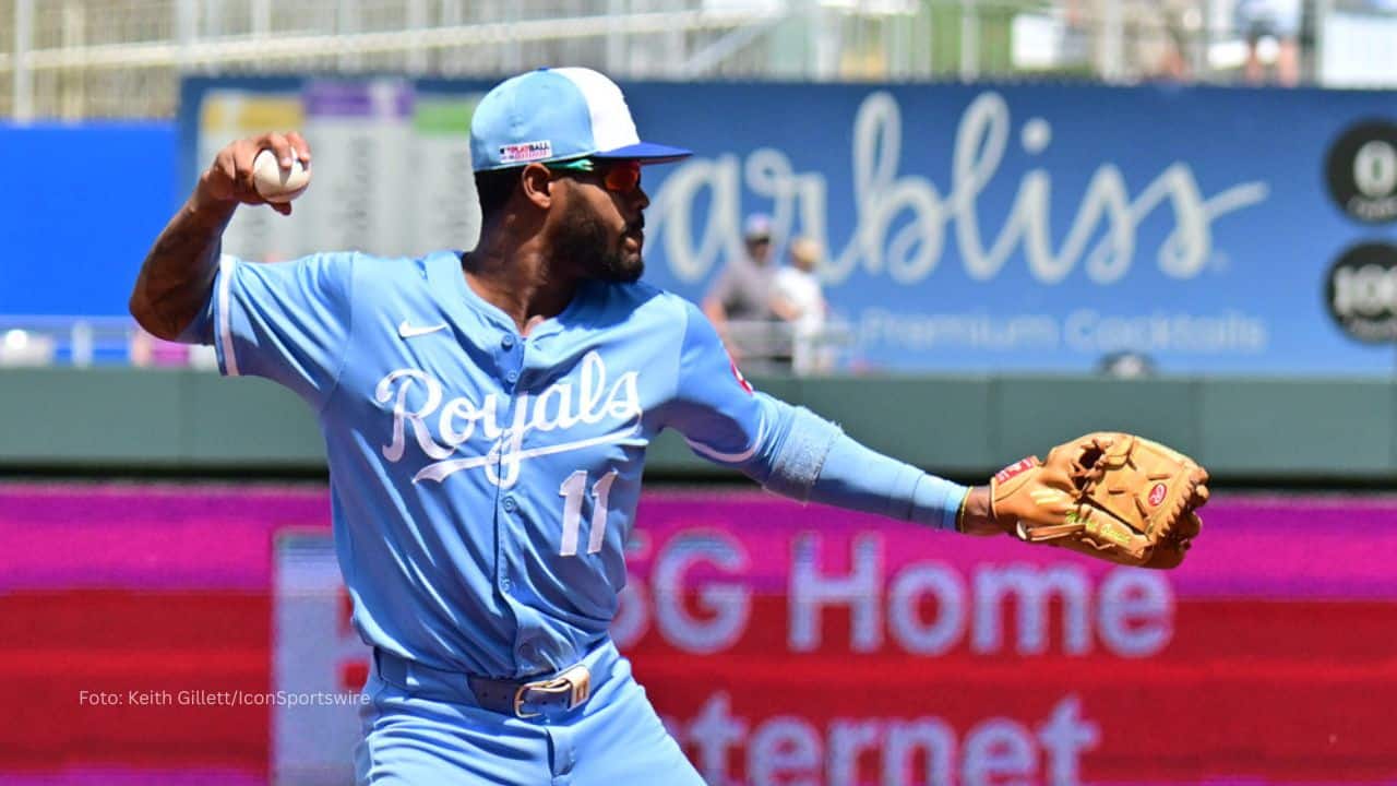 Maikel García registró su mayor cantidad de corredores puestos outs desde la tercera base con Kansas City Royals.