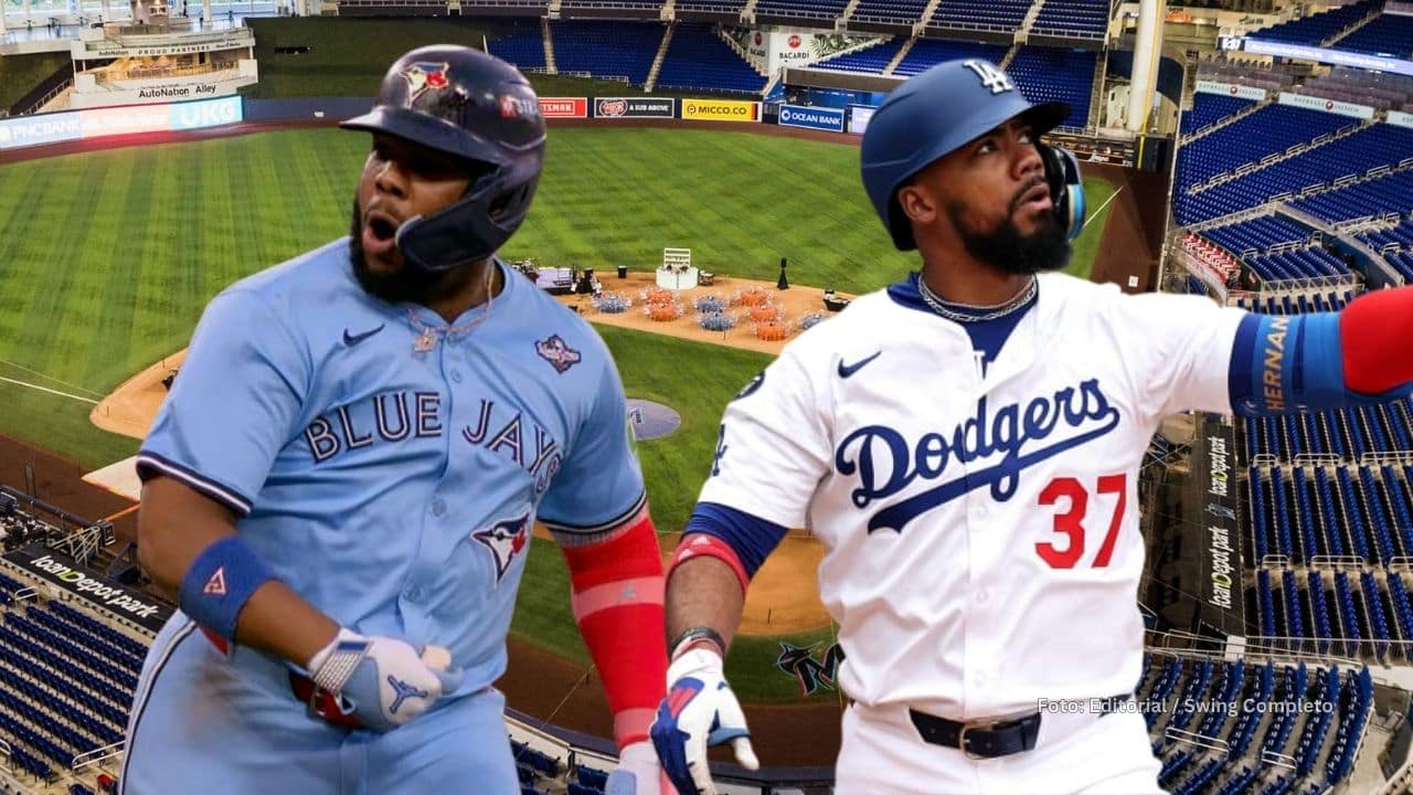 Vladimir Guerrero Jr y Teoscar Hernandez