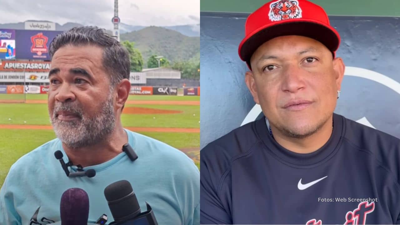 Oswaldo Guillén y Miguel Cabrera