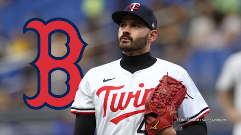 Pablo López con uniforme de Minnesota Twins