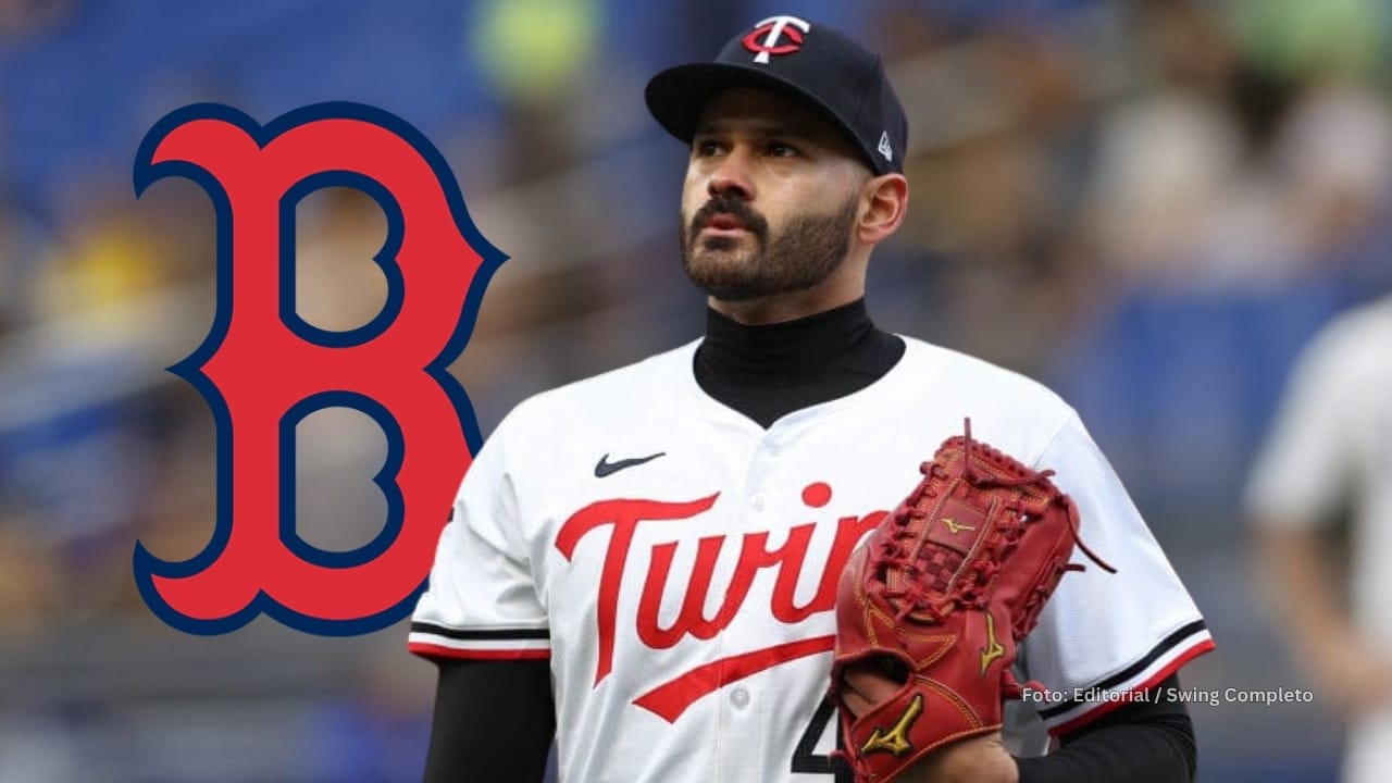 Pablo López con uniforme de Minnesota Twins