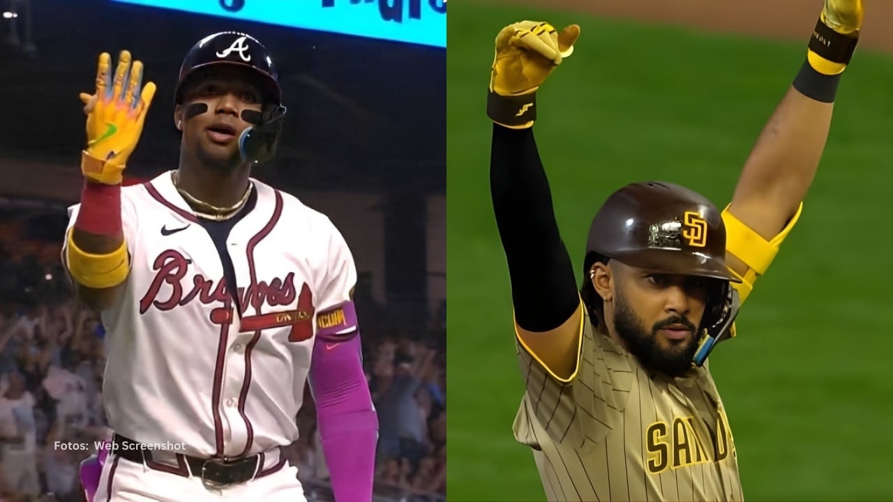 Ronald Acuña Jr. con Atlanta Braves y Fernando Tatis Jr. con San Diego Padres