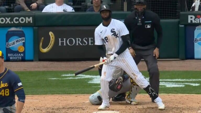 Luis Robert Jr. tiene marcas personales de jonrones y estafas superior a las tres decenas (38 y 33 respectivamente).