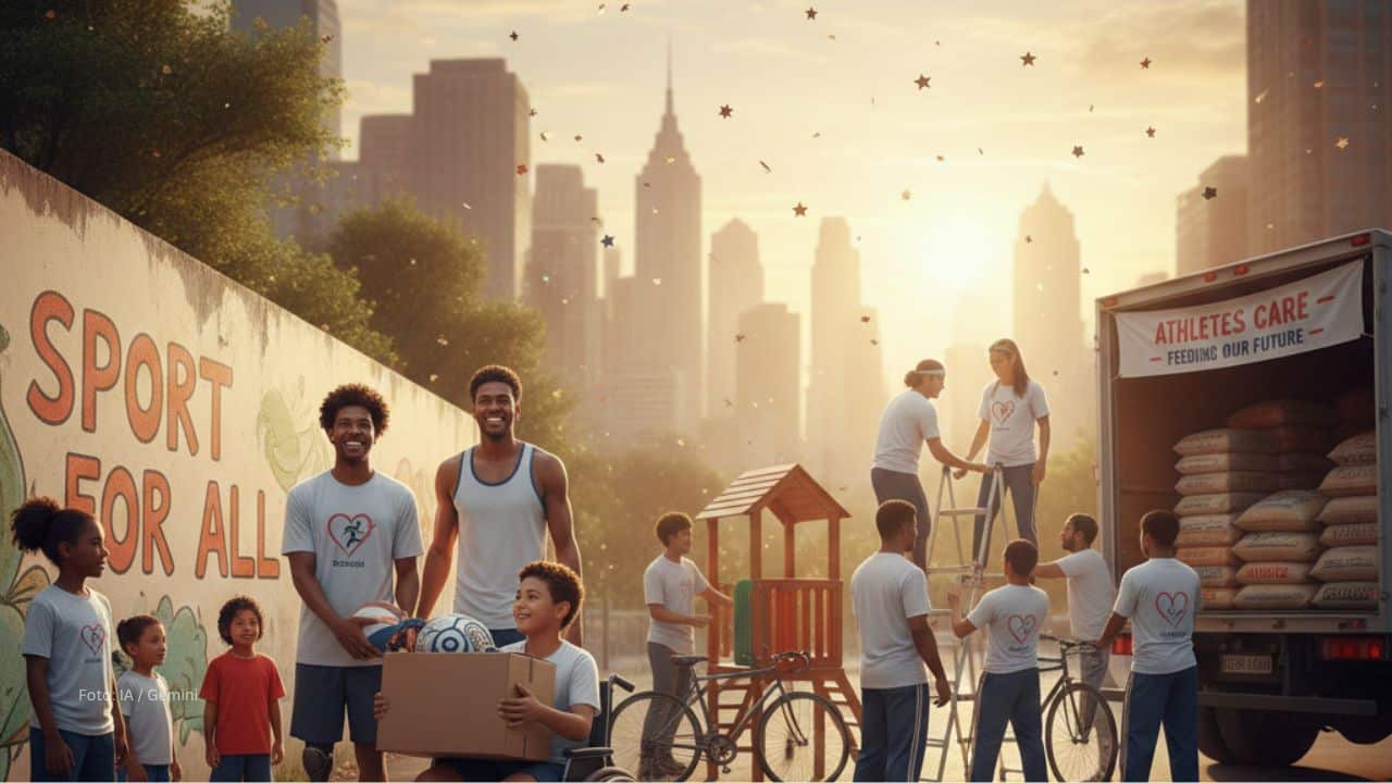 Los atletas que invierten en proyectos sociales inspiran a futuras generaciones. Deporte y solidaridad