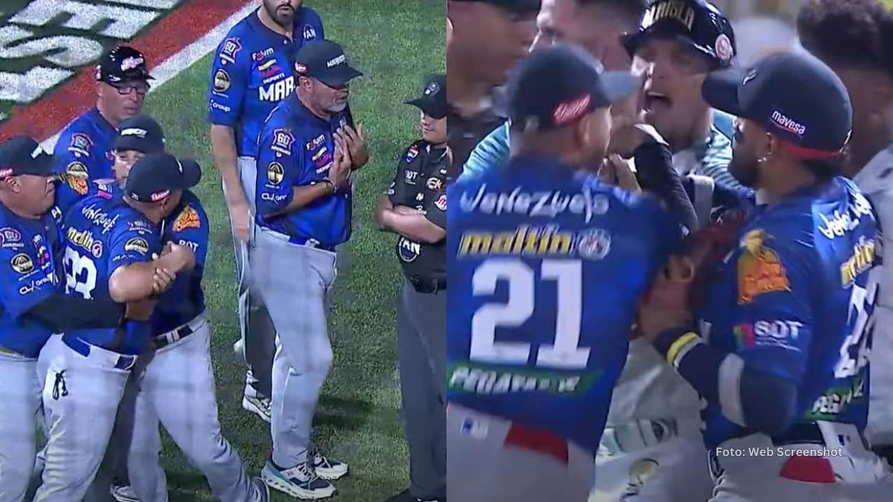 Expulsan a Oswaldo Guillén y 3 más tras vaciado de bancas en LVBP