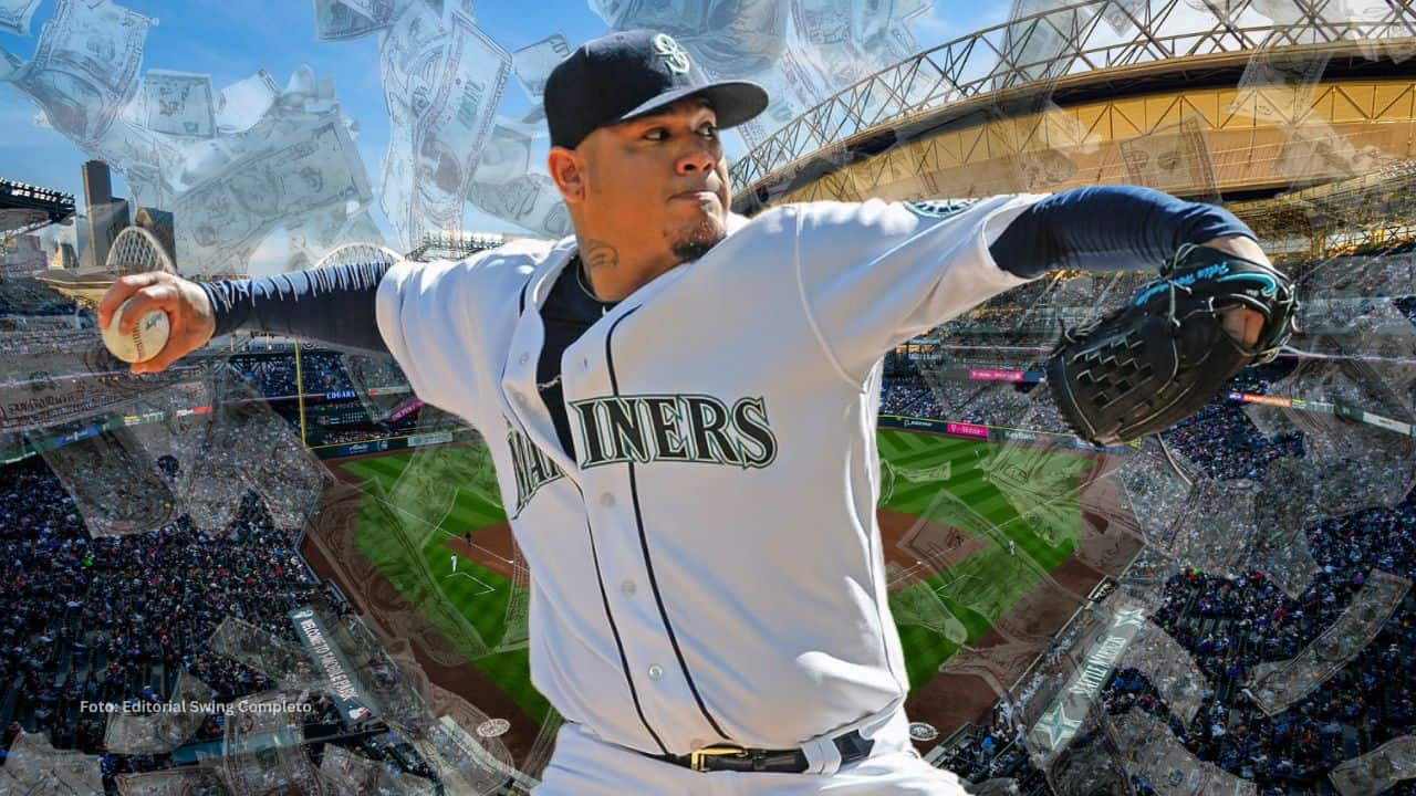 El pelotero venezolano Félix Hernández también reinó en la estabilidad económica dentro del béisbol de Grandes Ligas.