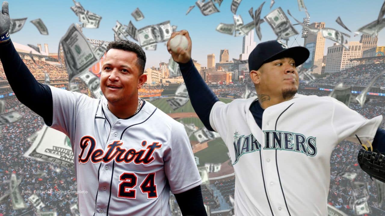 Miguel Cabrera es el líder entre los peloteros venezolanos en MLB con mayores ganancias con más de 390 millones de dólares.