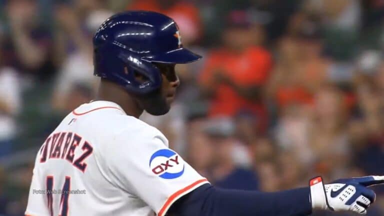 Yordan Alvarez será uno de los bateadores más experimentados a disposición de Joe Espada para MLB 2026.