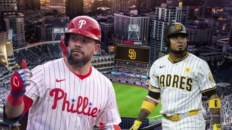 Kyle Schwarber y Luis Arraez