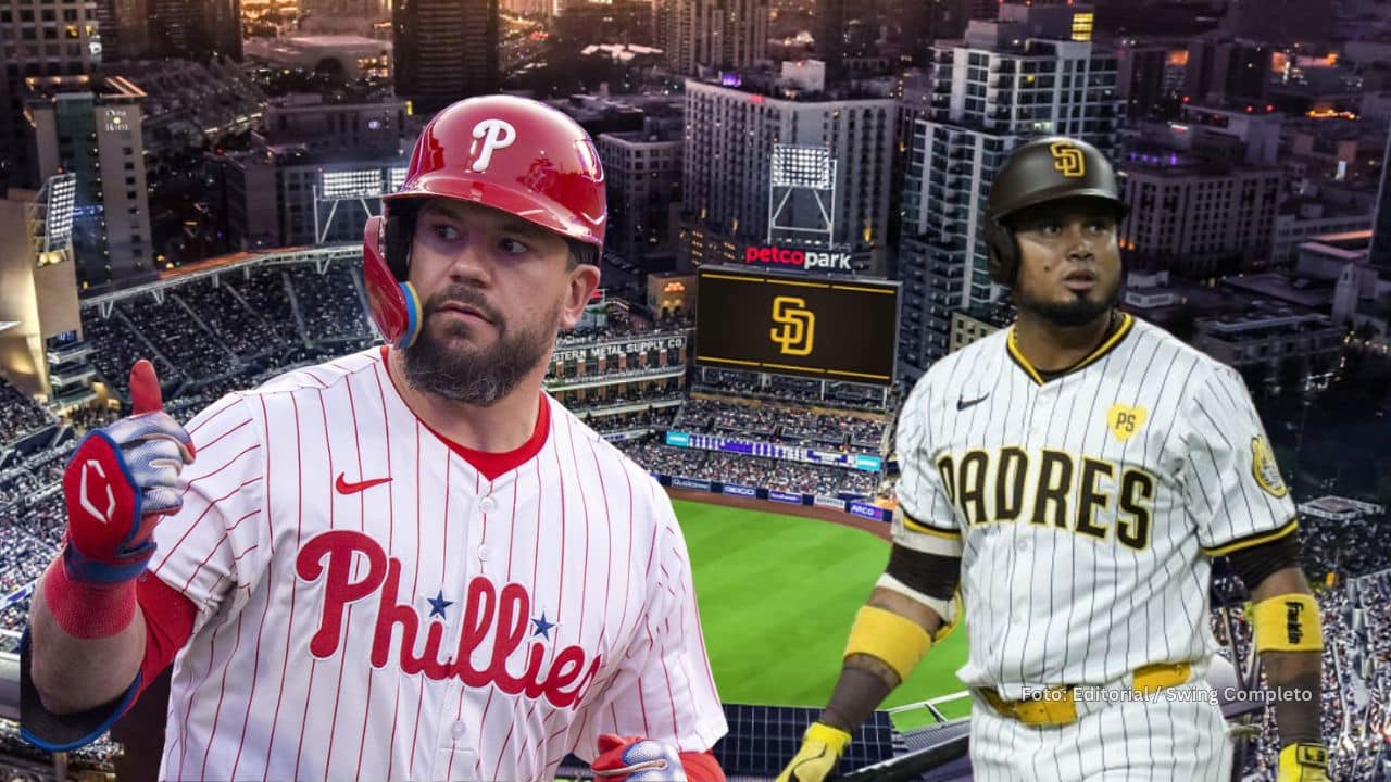 Kyle Schwarber y Luis Arraez