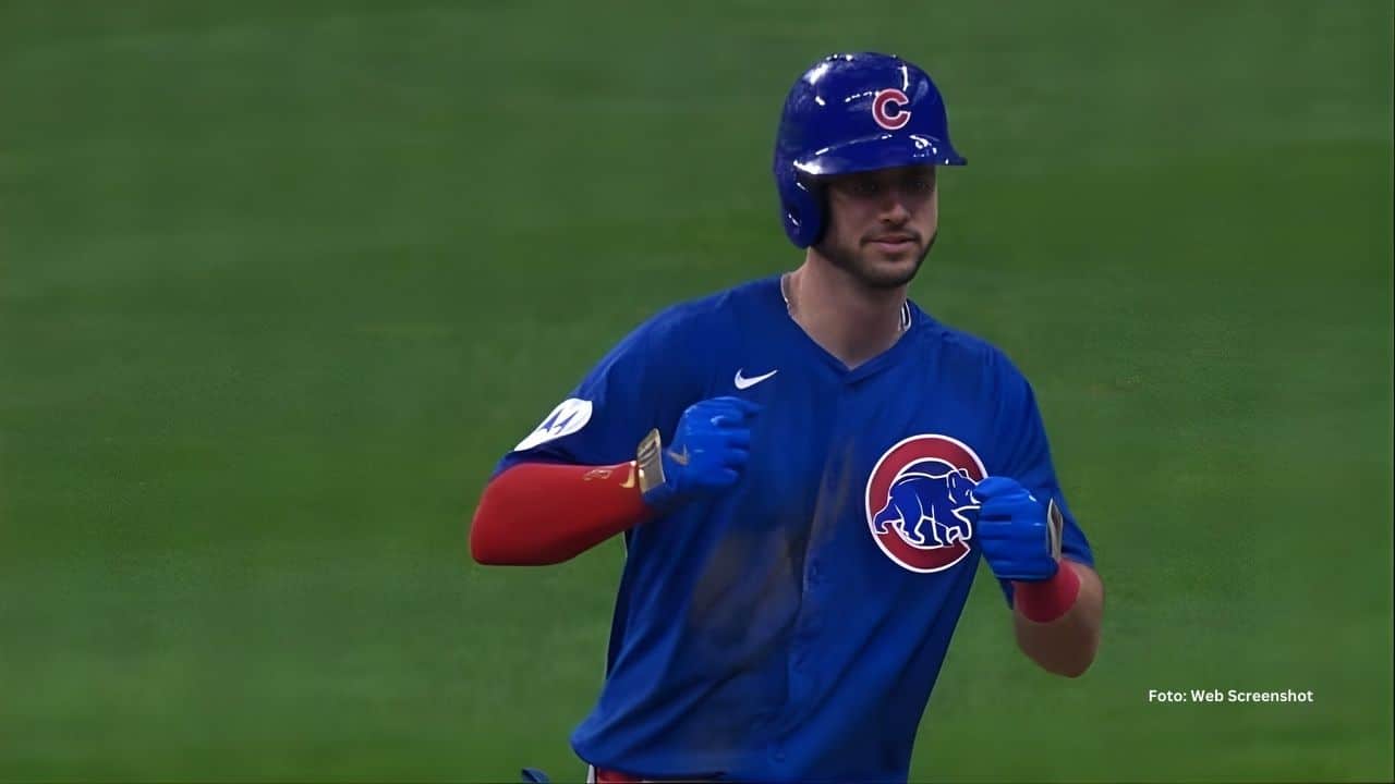 Kyle Tucker en un juego con Chicago Cubs