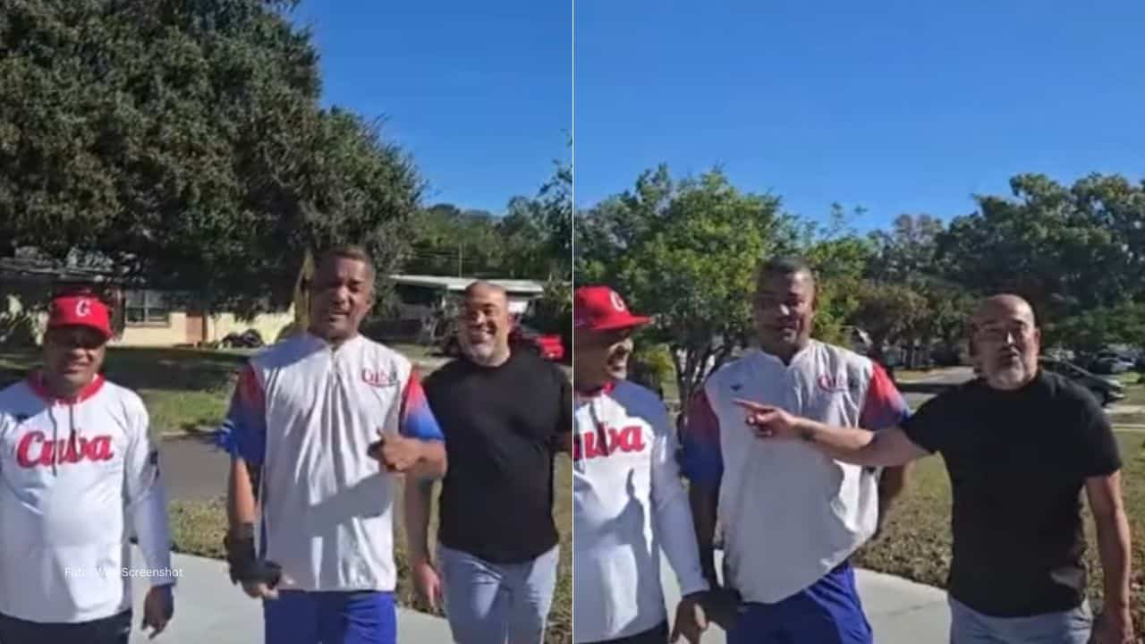 De los tres representantes del beisbol cubano que se reencontraron, Eduardo Paret fue el único que no tuvo experiencia en otra liga.