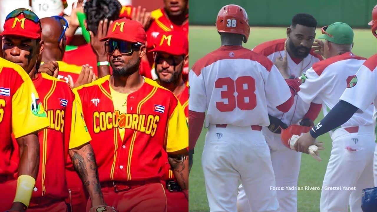 Jugadores de Matanzas y de Las Tunas en la 64 Serie Nacional
