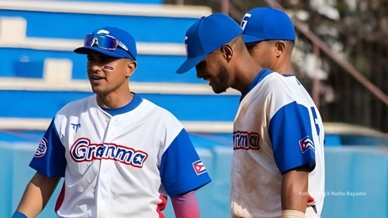 Jugadores de Granma en la Serie Nacional del beisbol cubano