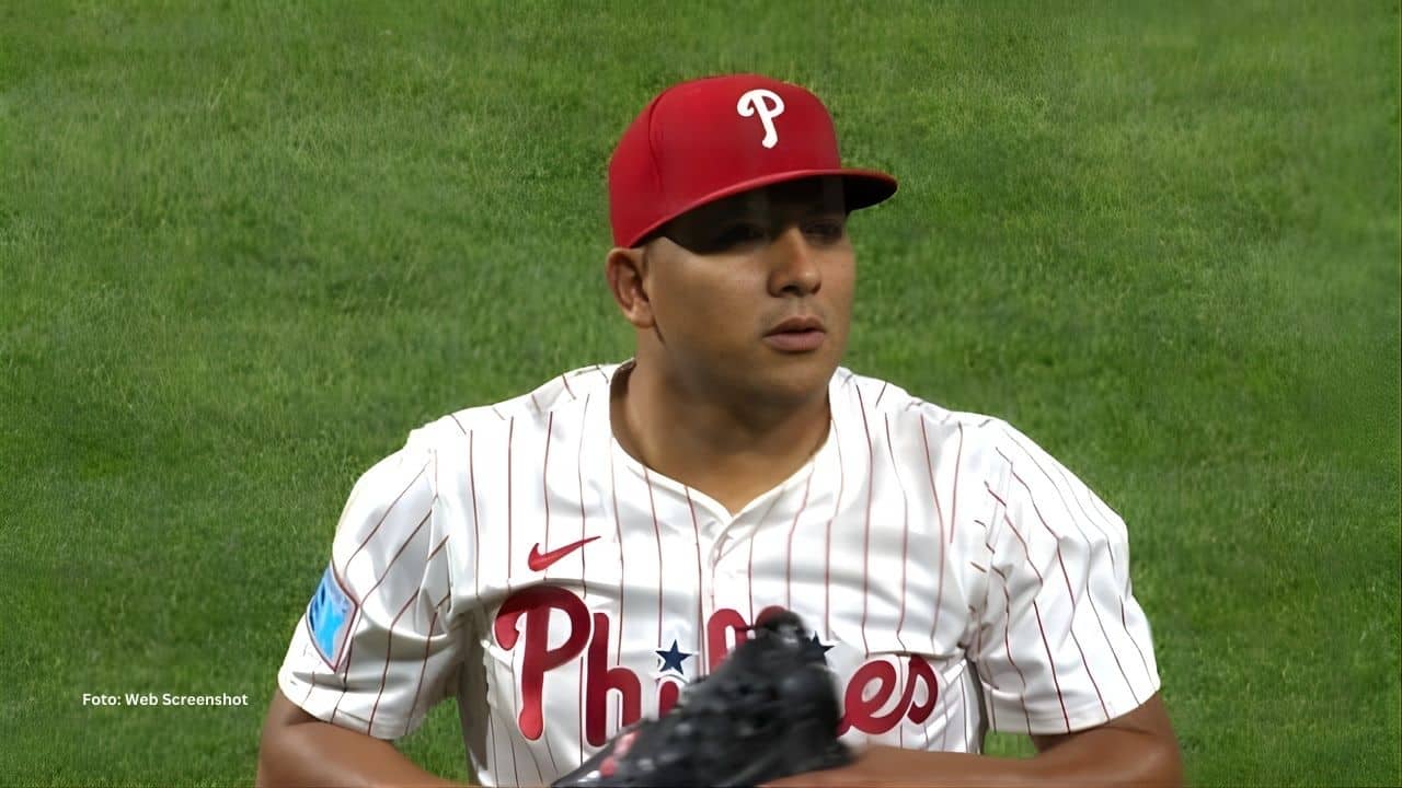 Ranger Suarez en un juego con Philadelphia Phillies