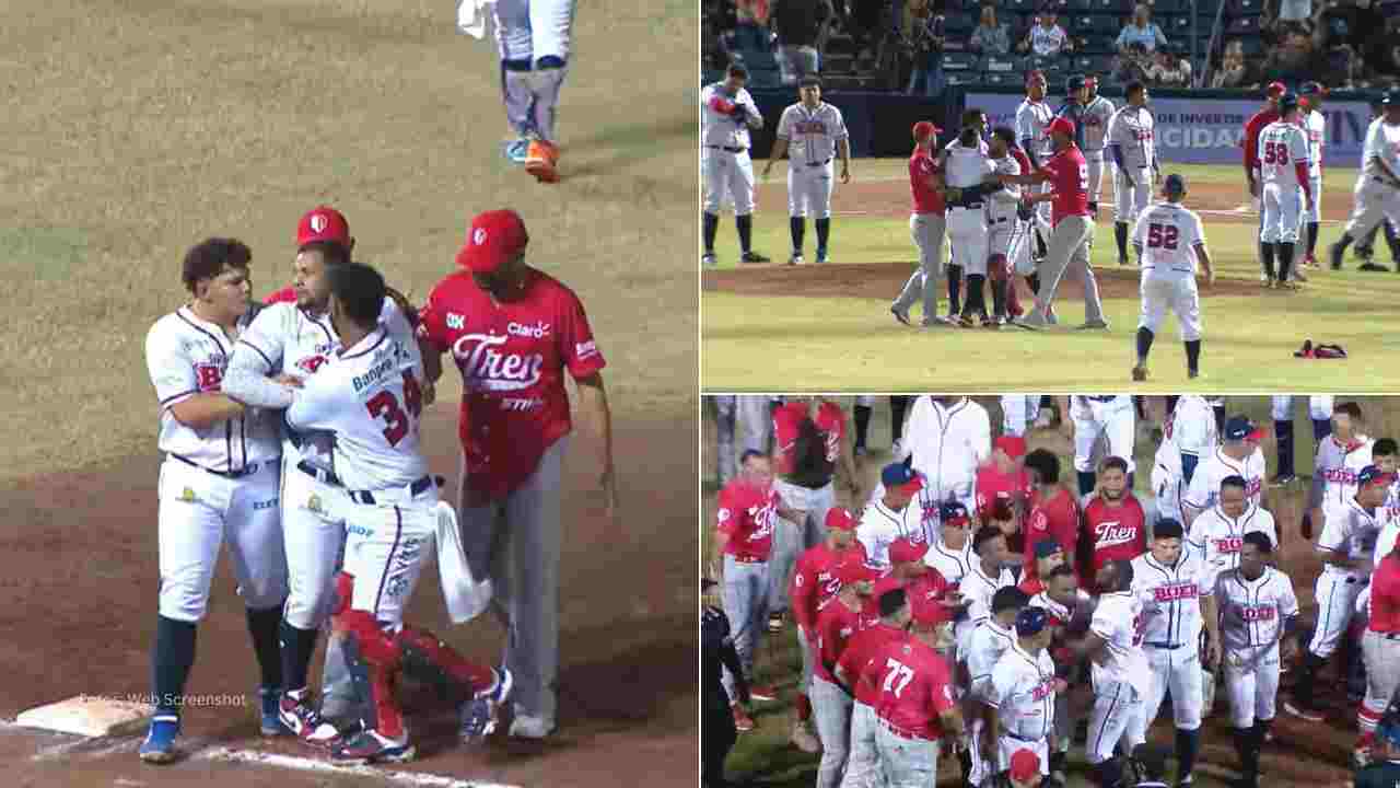 Se dieron a conocer a todos los sancionados en la pelea que se formó entre las novenas del Tren del Norte e Indios del Bóer.