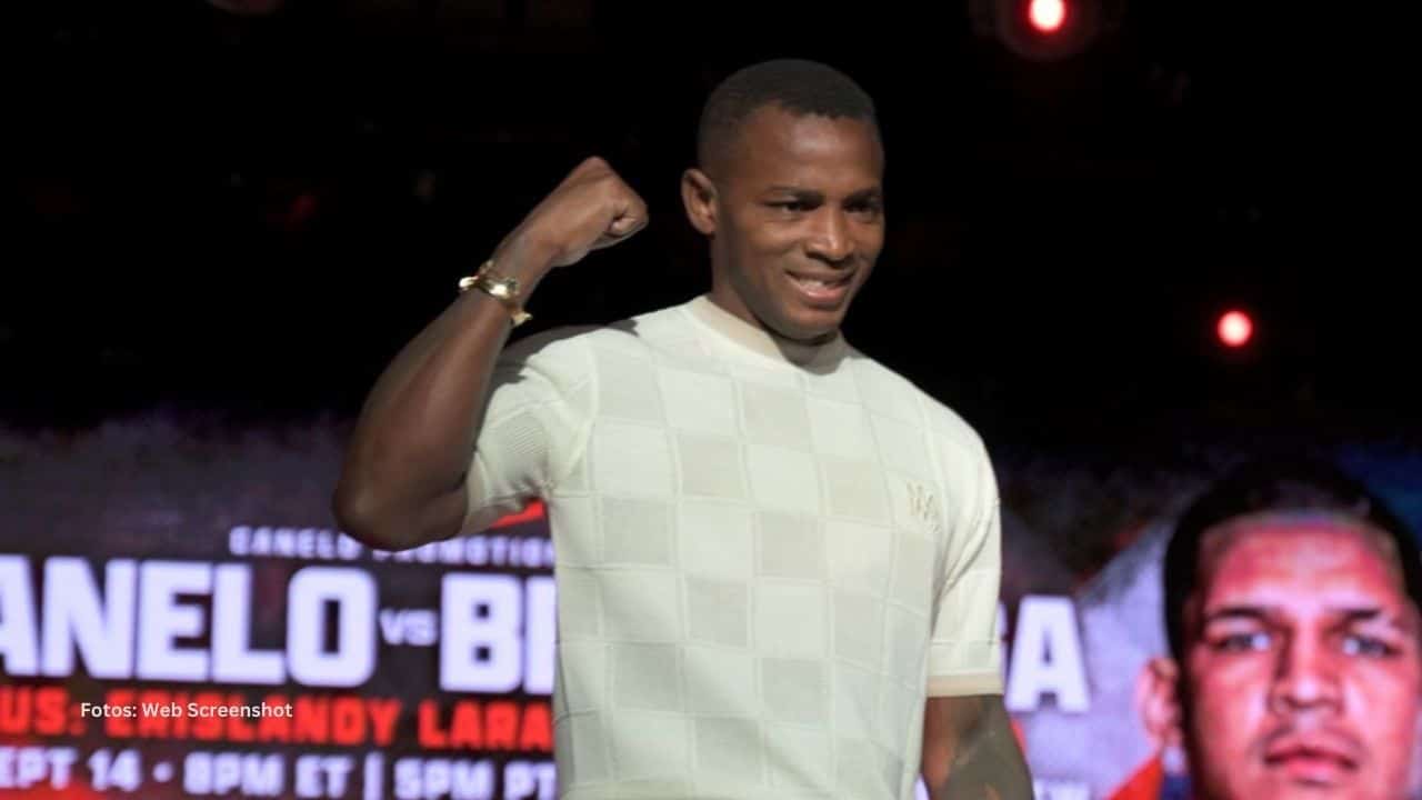 Erislandy Lara en una presentación de Boxeo