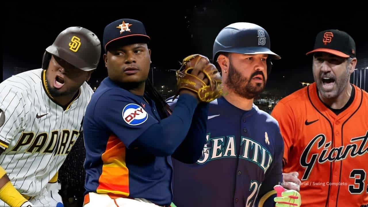 Luis Arraez, Framber Valdez, Eugenio Suarez y Justin Verlander entre los peloteros disponible en la Agencia Libre MLB