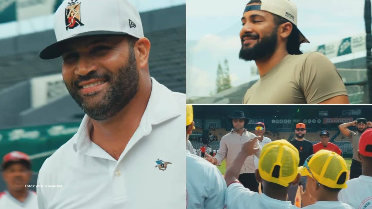 Albert Pujols desde su ala, fungió como eje central del evento con un mensaje giró alrededor de los valores del respeto y la humildad.