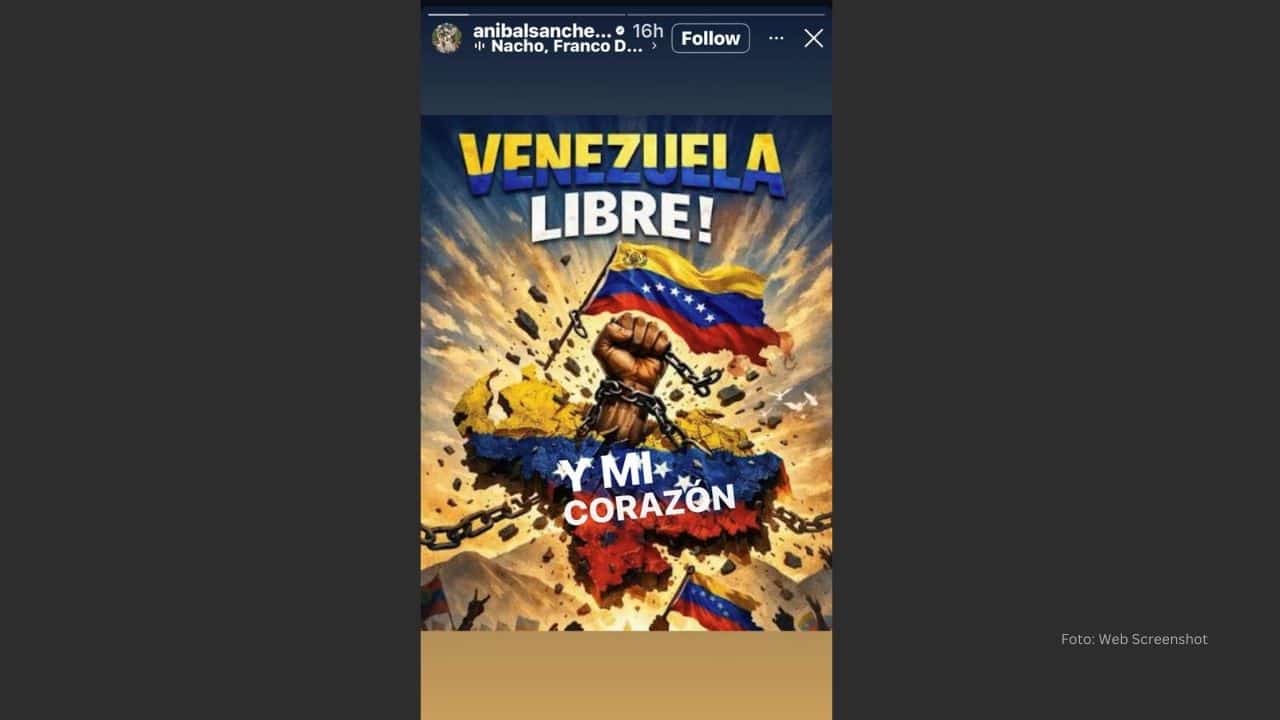 Peloteros venezolanos se pronuncian tras captura de Nicolás Maduro Publicación de Anibal Sanchez en sus redes sociales