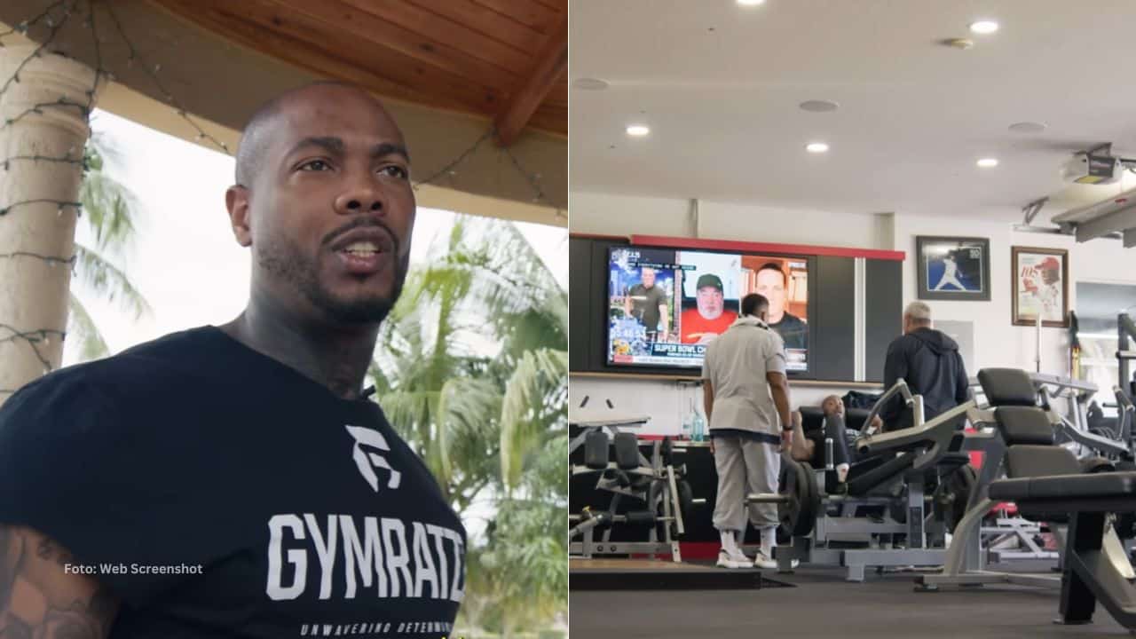 Aroldis Chapman comparte jornadas de entrenamientos con el receptor venezolano Carlos Narváez.