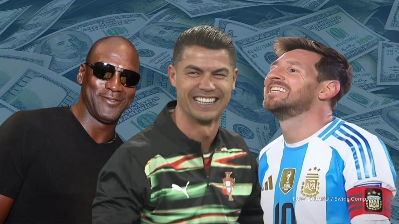 Cristiano Ronaldo, Messi y Jordan