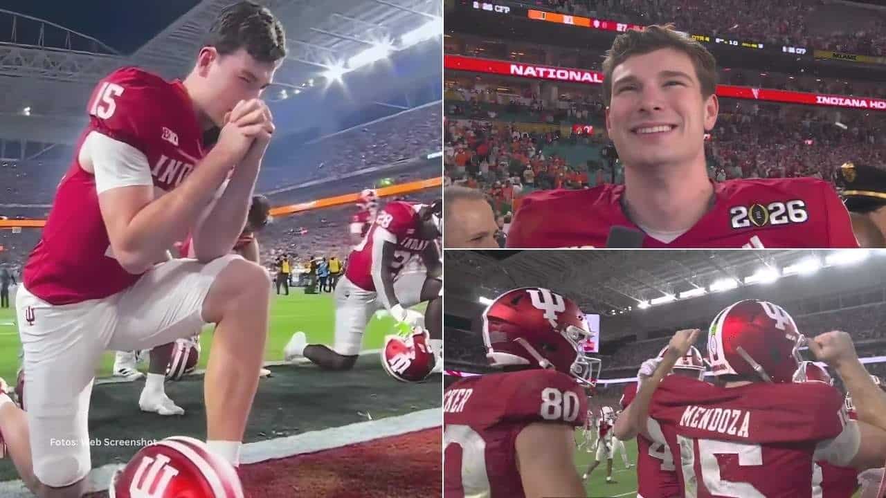 Cubanoamericano Fernando Mendoza CON Indiana Hoosiers