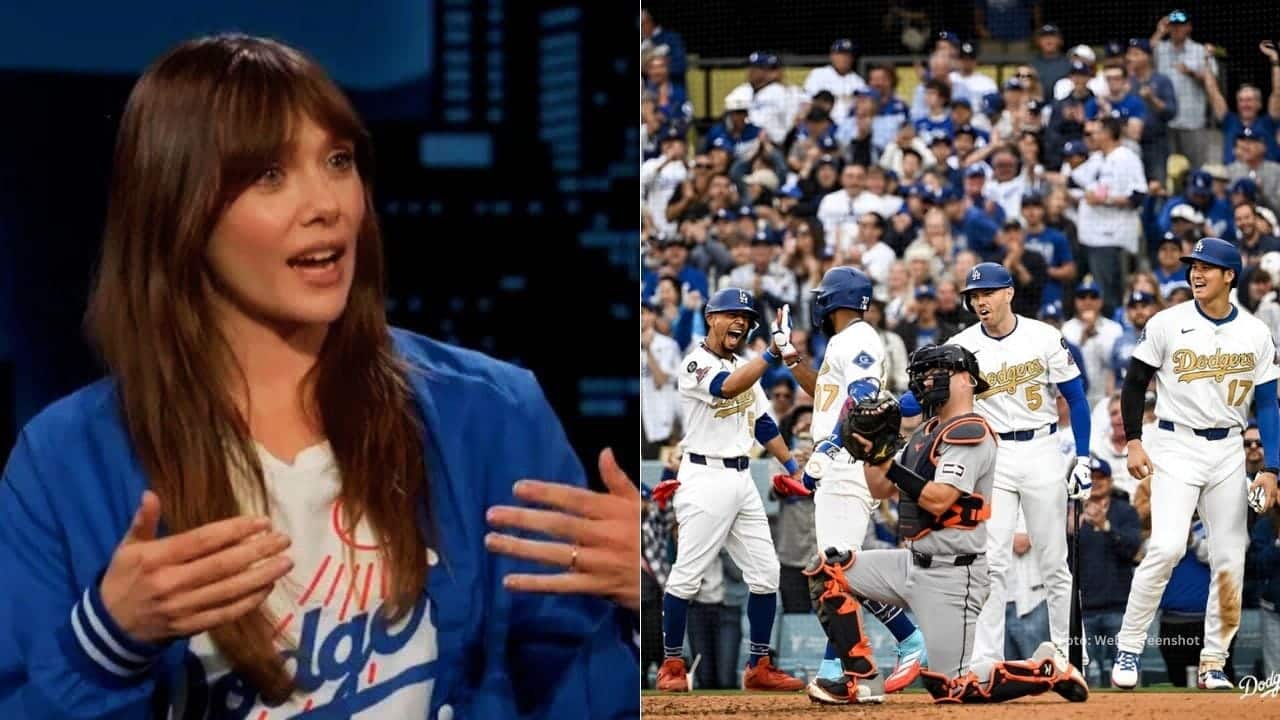 Para sorpresa de muchos, Elizabeth Olsen se declara fan de Temporada Completa de los Los Angeles Dodgers