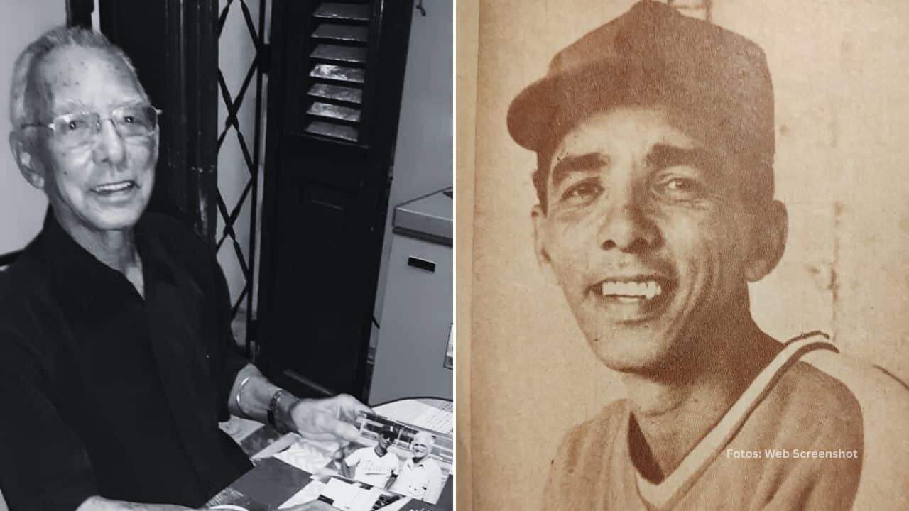 Figura del Beisbol Cubano Waldo Velo de señor y como jugador en Mexico