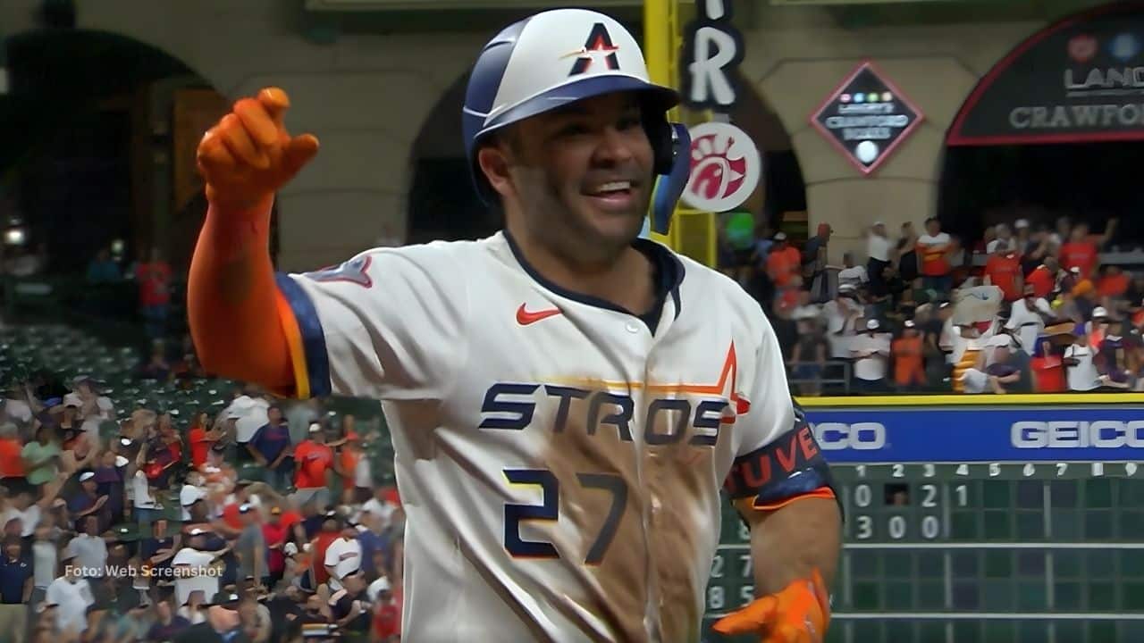 Jose Altuve con el conjunto de Houston Astros
