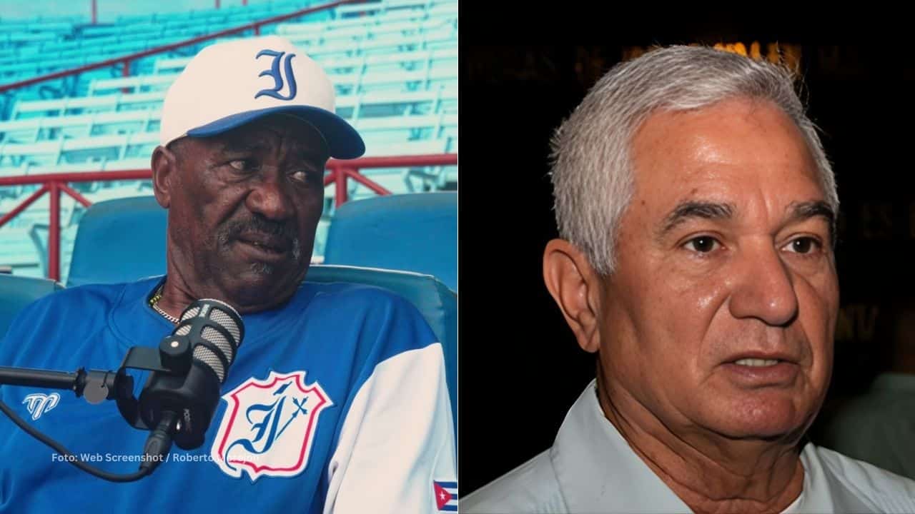 Julio Romero en una entrevista y Higinio Vélez