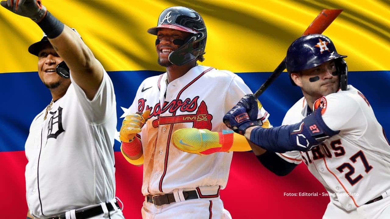 Entre los peloteros venezolanos que han jugado en MLB, Miguel Cabrera lidera varios de los renglones ofensivos, incluyendo el de cuadrangulares.
