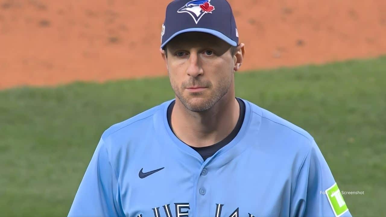 Max Scherzer en un juego con Toronto Blue Jays