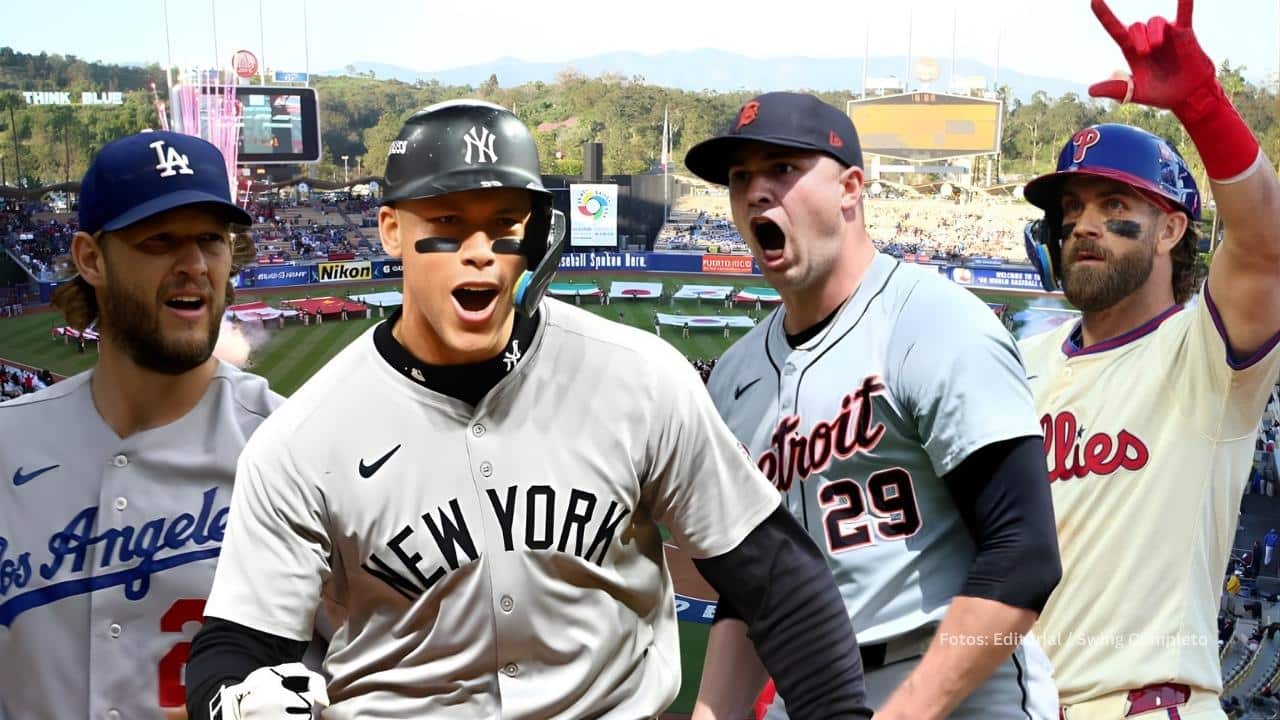 Clayton Kershaw, Aaron Judge, Tarik Skubal y Bryce Harper formaran parte del Team USA